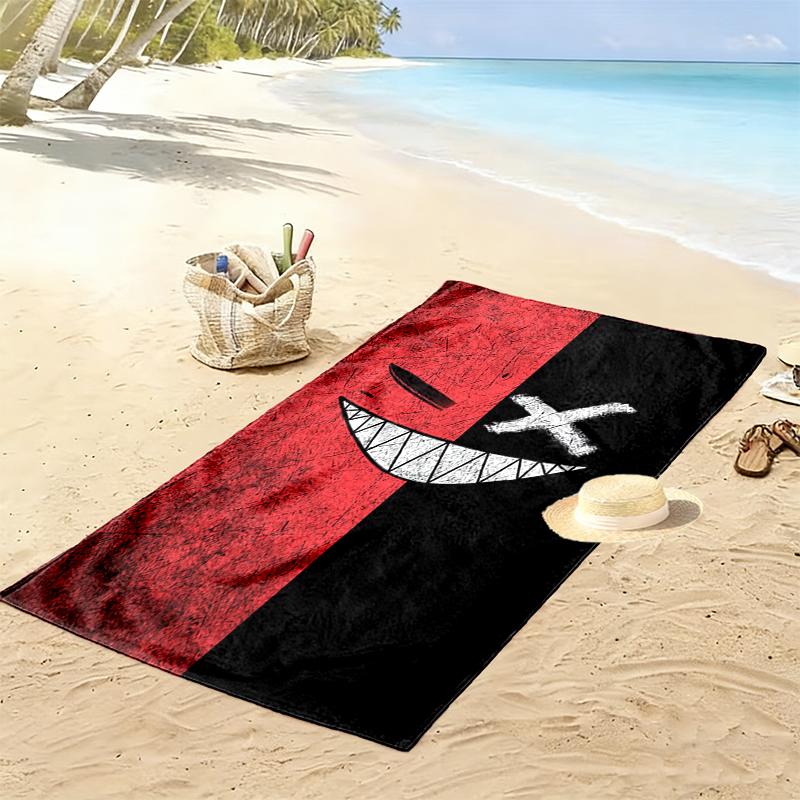 1pc Demon Beach Towel, Outdoor Beach Towel Ideal Beach Necessities and Vacation Items