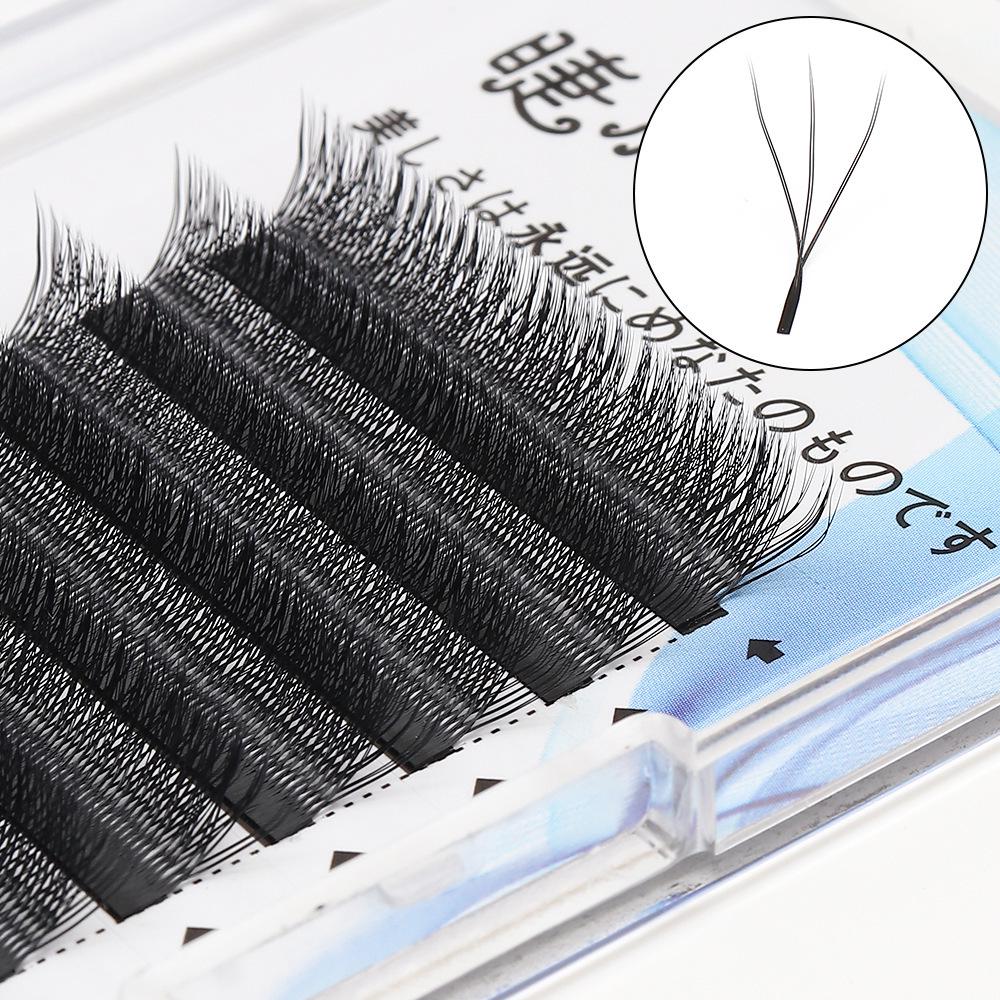 Натуральные, мягкие W-образные цветущие ресницы клевера состоят из пучка из 6 переплетенных между собой ресниц, что предотвращает распускание корней.