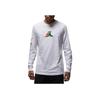 Character Print Crew Neck Long Sleeve Sport Tee Men Tops White FB7455-100