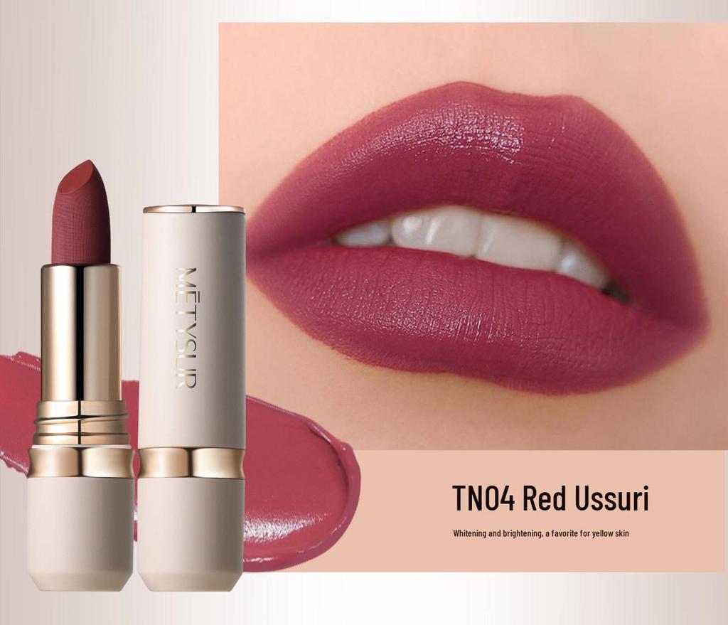 METYSUR Розовое эфирное масло белого трюфеля Увлажняющая помада длительного действия MT6061