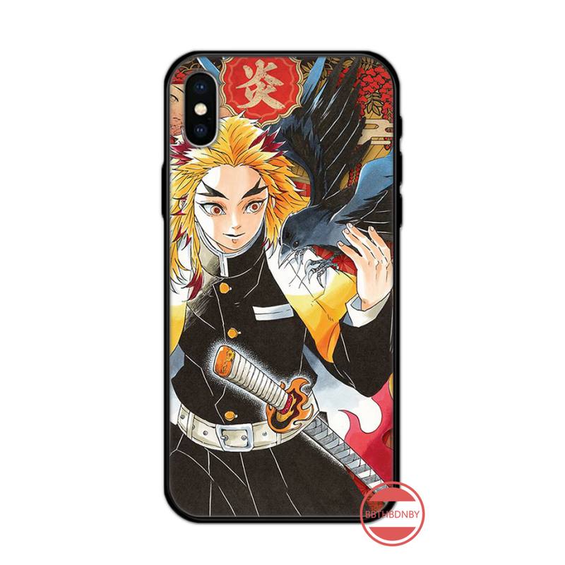 Чехол для телефона Demon Slayer Blade с комиксами и открытками для iPhone 11 12 13 pro XS MAX 8 7 Plus X SE 2020 XR