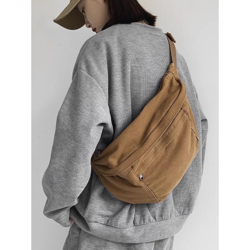 Customer Order 2025 New Boys Casual Bag Large Capacity Breast Bag Japanese Trendy Brand Backpack Student Fanny Pack Messenger Bag