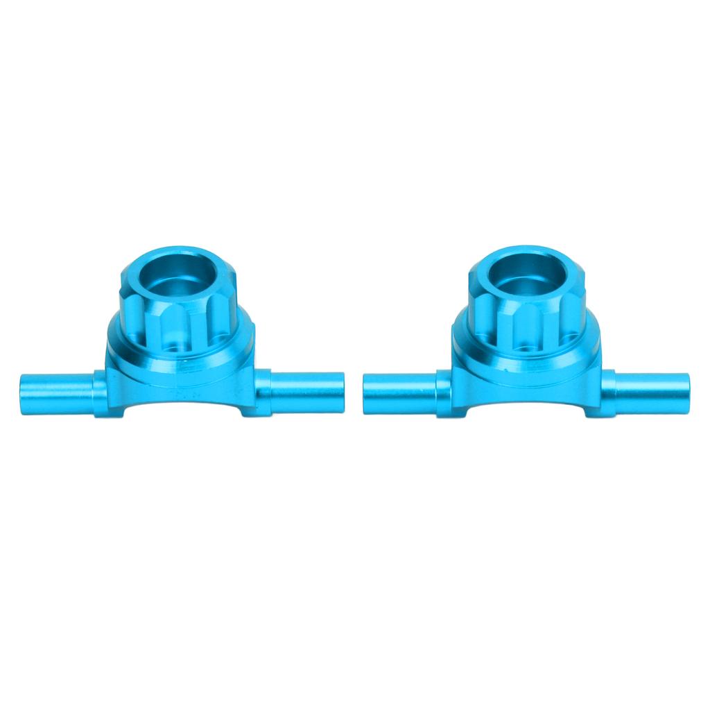 Aluminum Alloy Front Knuckle Arms Steering Cup for Tamiya TT02 1/10 RC Car Upgrade PartsBlue