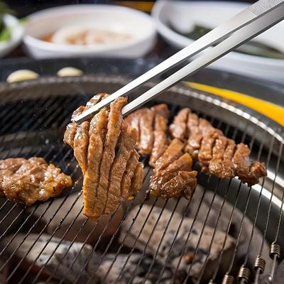 1 шт. Щипцы для барбекю из нержавеющей стали, очень толстые и длинные, стандартный лабораторный пищевой зажим.