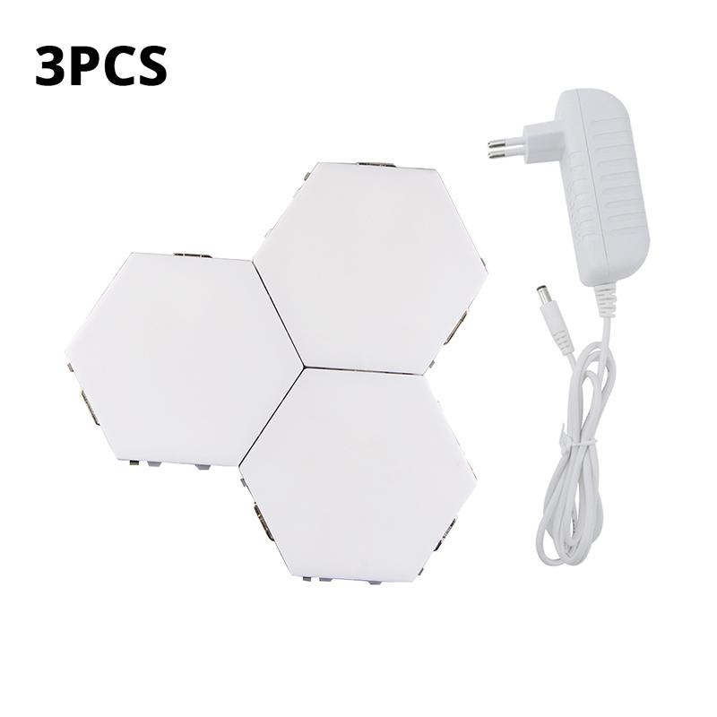 Квантовая лампа, светодиодная панель, магнитные шестиугольники, модульный сенсорный сенсорный светильник, DIY настенное креативное украшение, светодиодная краска