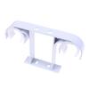 Aluminum Alloy Double Curtain Rod Bracket Holder Ceiling Mounted