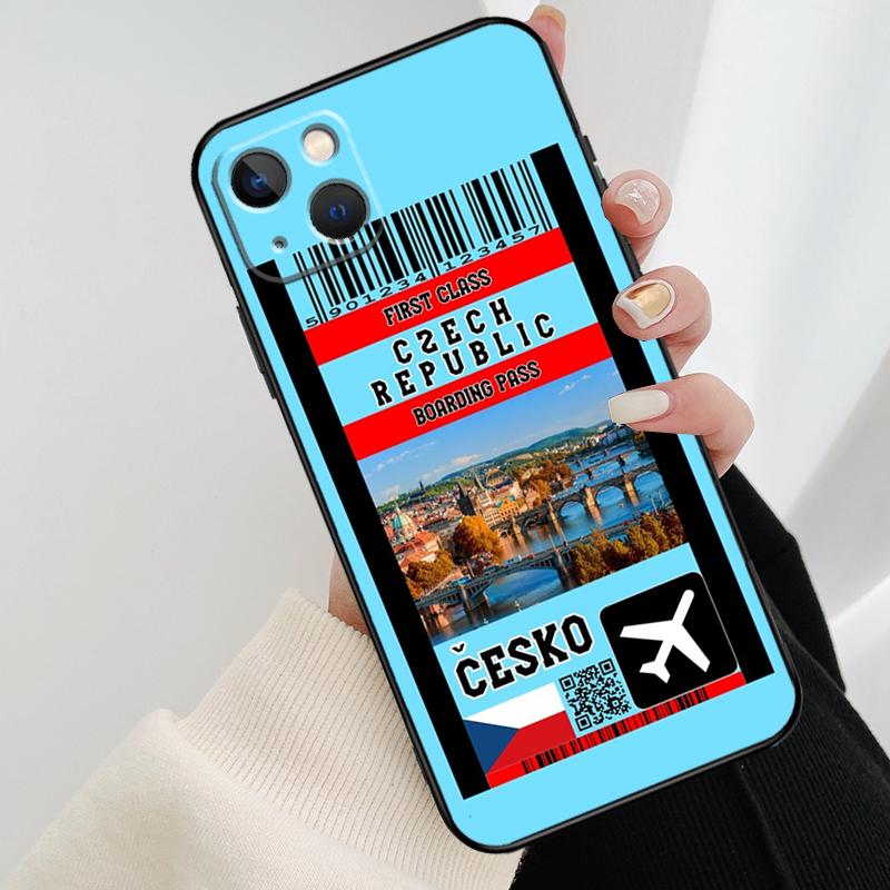 Чехия Чешский флаг Чехол для телефона для iPhone 17 Pro Max 14 13 12 11 15 16 Pro Max mini 15 16 Plus 16e 17 Air