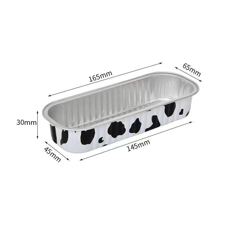 1/5/10Pcs/Set Disposable Bbq Pans Aluminum Foil Tin Box Loaf Baking Pans Cake Tins Containers Grilling Tray For Air Fryer Kitchen Accessories