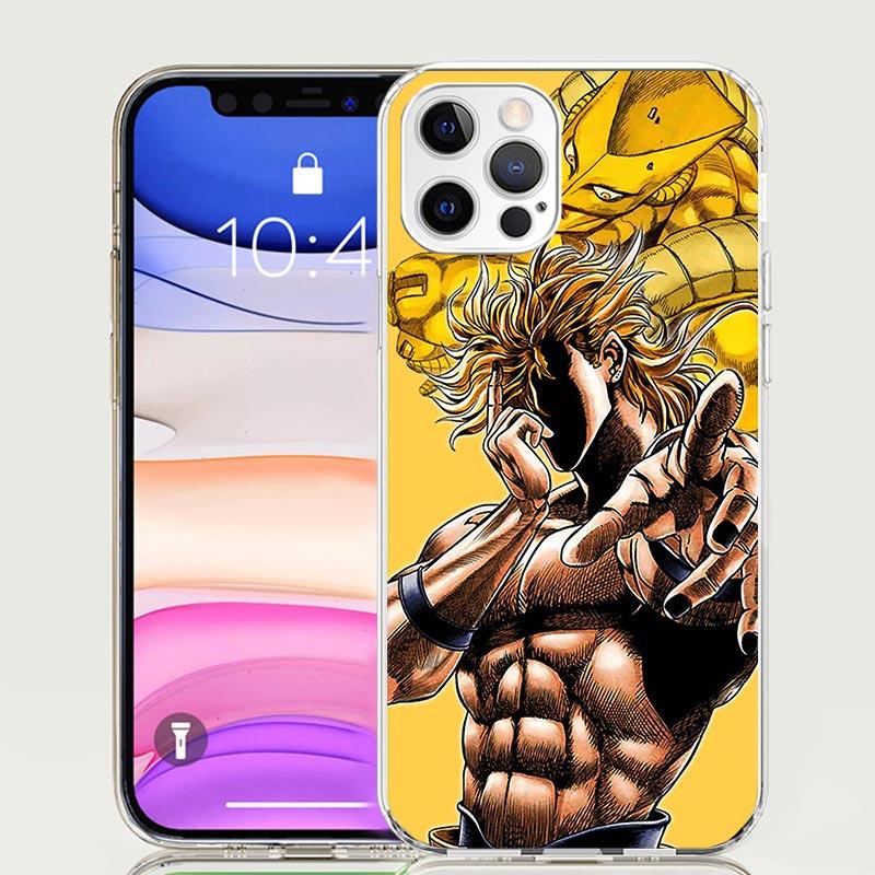 Чехол для телефона JoJo Adventure Dio Diego Brando Для iPhone 17 Air 16 15 Plus 11 14 Pro Max 13 Mini 12 7 8 + SE Узор Арт Индивидуальный