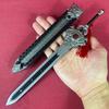 11,6-дюймовая Металлическая Катана Троецарствия Древний Дамасский Меч Аниме Меч Настоящая Полноразмерная Японская Катана Оригинальная Самурайская Сабля Игрушка