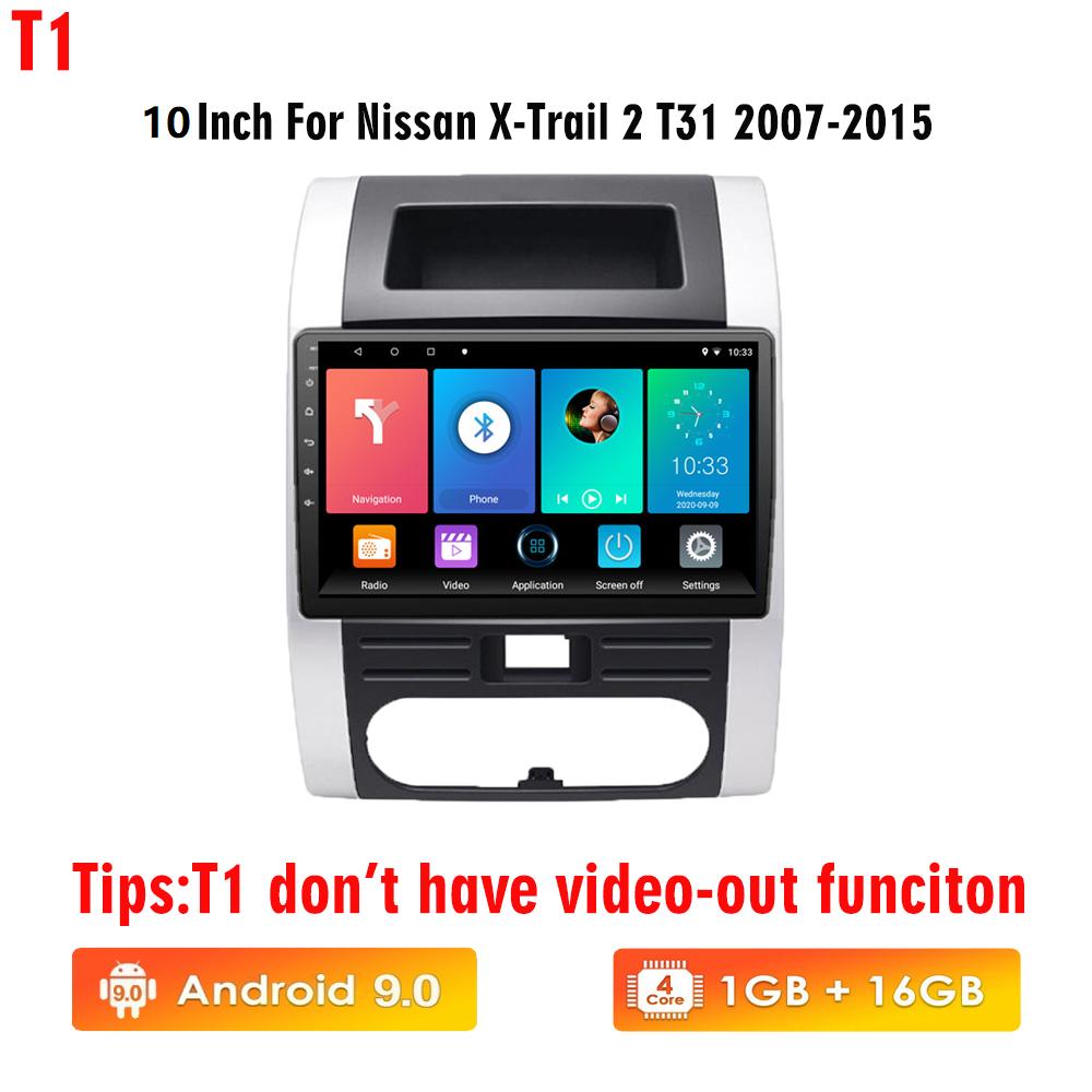 icreative Автомобильная магнитола Android для Nissan X-Trail 2 T31 2007-2015 Мультимедийный видеоплеер с навигацией GPS 2 Din FM