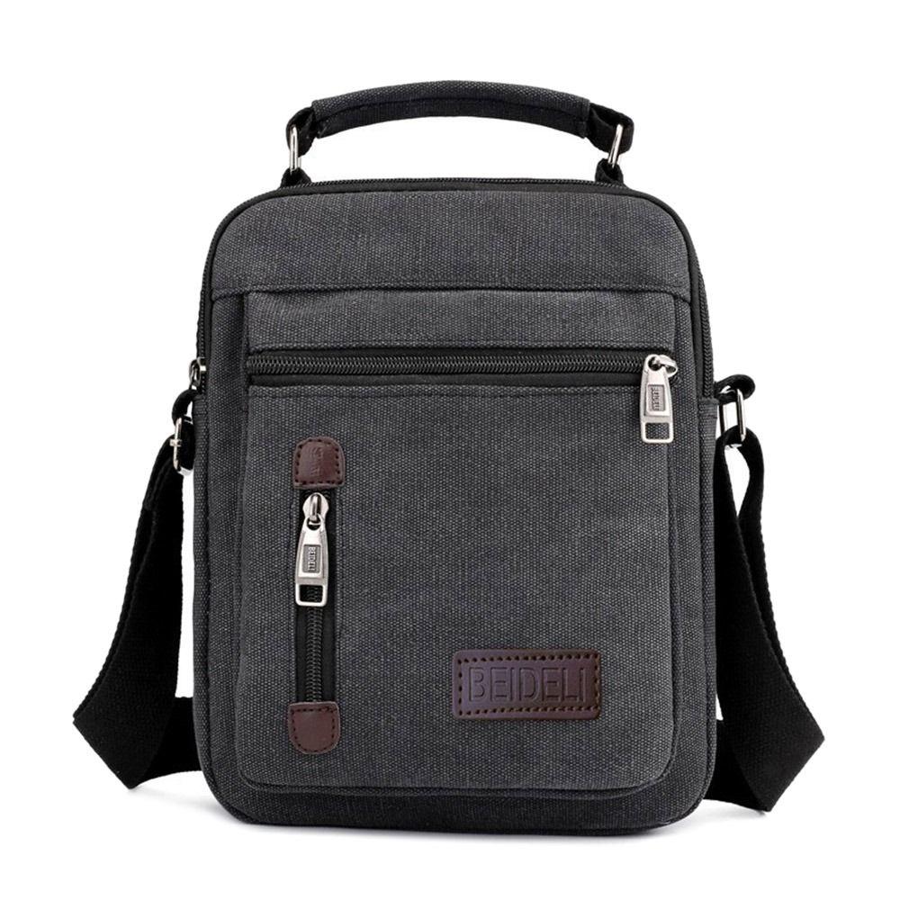 Мужские наплечные сумки с несколькими карманами, креативная сумка-тоут из парусины для инструментов, износостойкая, большой вместимости, кошельки, мужская сумка