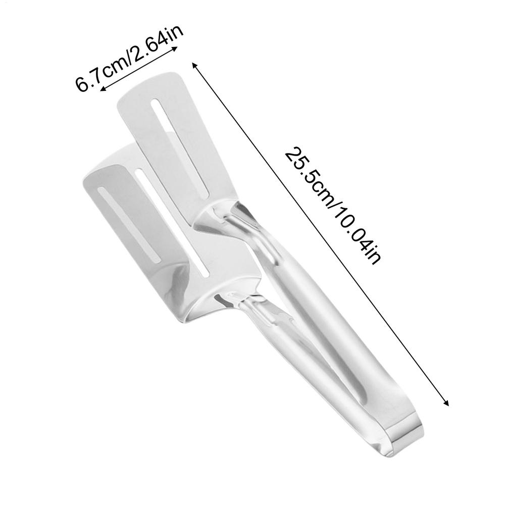 Grill Clamp Stainless Steel Steak Clamps Kitchen Barbecue Food Flipping Spatula Tongs Clip Burgers BBQ Pizza Pies Kitchen Tongs