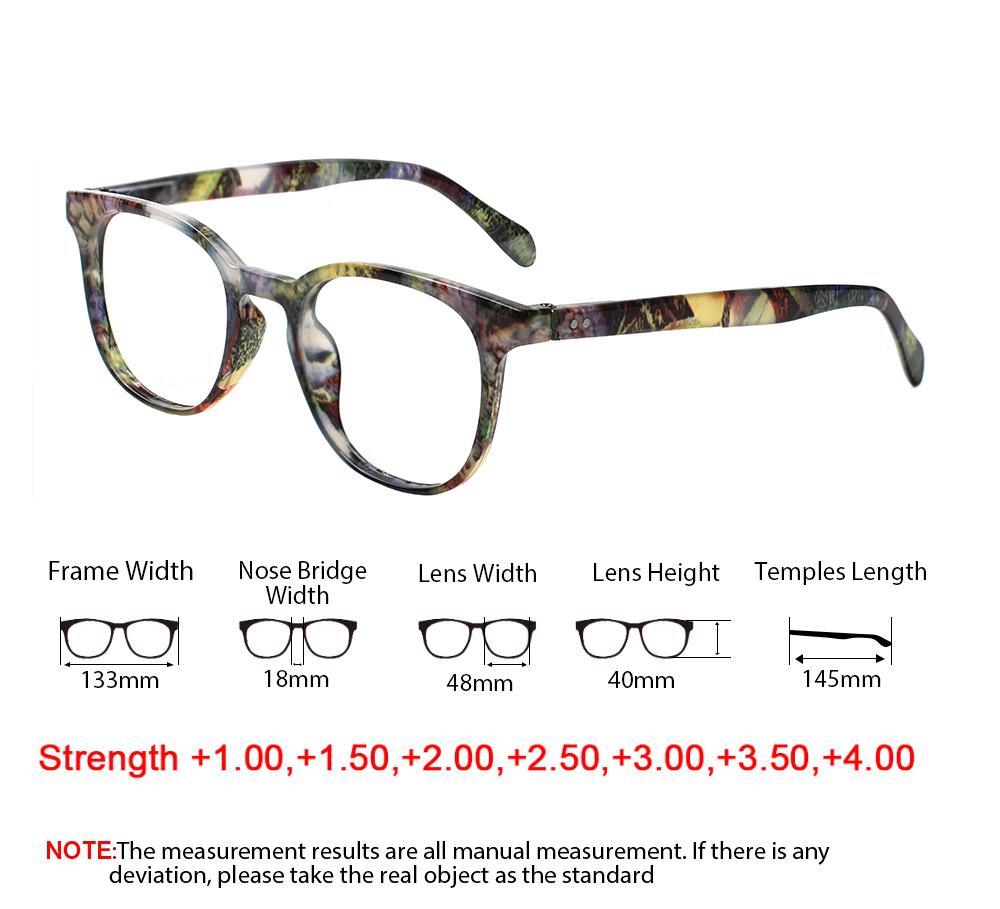 TUREZING Reading Glasses Anti-Blue Light Metal Hinges Comfortable Computer HD Prescription Eyewear