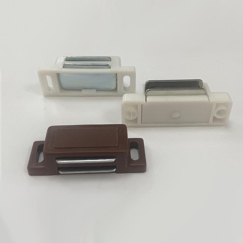 ABS Plastic Single Door Magnetic Catch Clip for Cabinet/Wardrobe