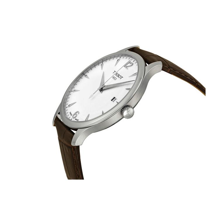 Tissot Коллекция Junya Мужские кварцевые часы Часы 42 мм Белый циферблат Корпус из нержавеющей стали T063.610.16.037.00