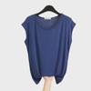 Women's Summer Loose Modal Sleeveless Round Neck Top - Solid Color, Large Size, Thin Home Vest