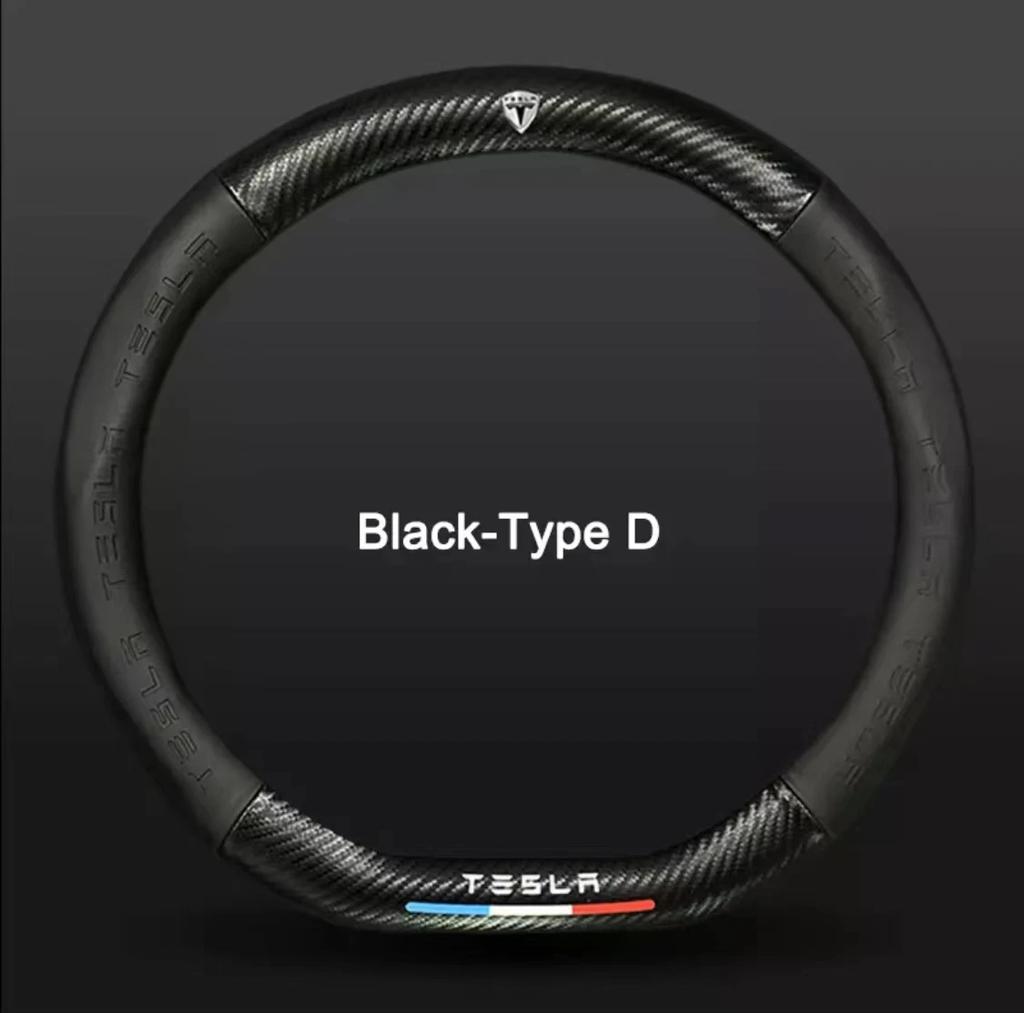DHKOR1 Car Steering Wheel Cover For Tesla Model 3 S Y X Roadster 2019-2025 Auto interior Steering Wheel Accessories