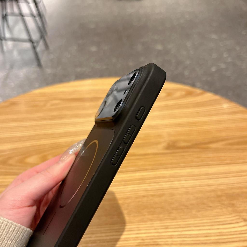 Новый переливающийся легкий металлический чехол для iPhone 17/16 Pro Max; Магнитное крепление для iPhone 15/14/13