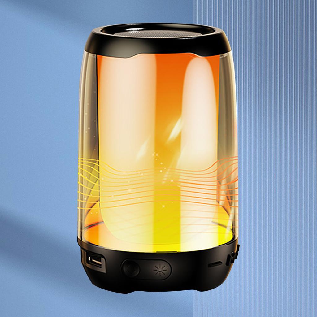 Portable Bluetooth Speaker with Night Light Multifunction LED Dazzling Night Light Mini Wireless Bluetooth Speaker