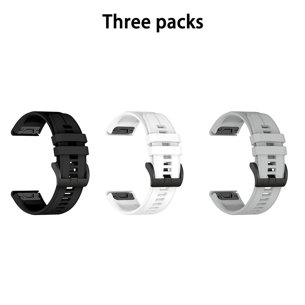 Официальный ремешок для часов 22 мм Quick Fit Силиконовый ремешок для Garmin Fenix 5 5 Plus Garmin Fenix 8 7 6Pro Регулируемый Водонепроницаемый Прочный
