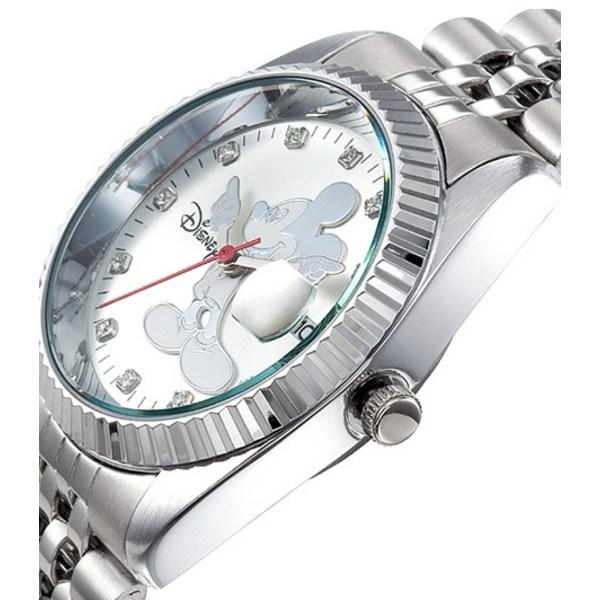 Часы с изображением персонажа Диснея Микки Мауса, вневременные, металлический ремешок, 36 мм, OW616D, популярные корейские часы