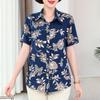 Summer Plus Size Shirts Women's Elegant Short Sleeve Summer Ladies Tops