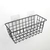 Storage Basket Dormitory Books Snack Storage Basket With Self Adhesive Wall Hanging Home Daily Necessities Basket