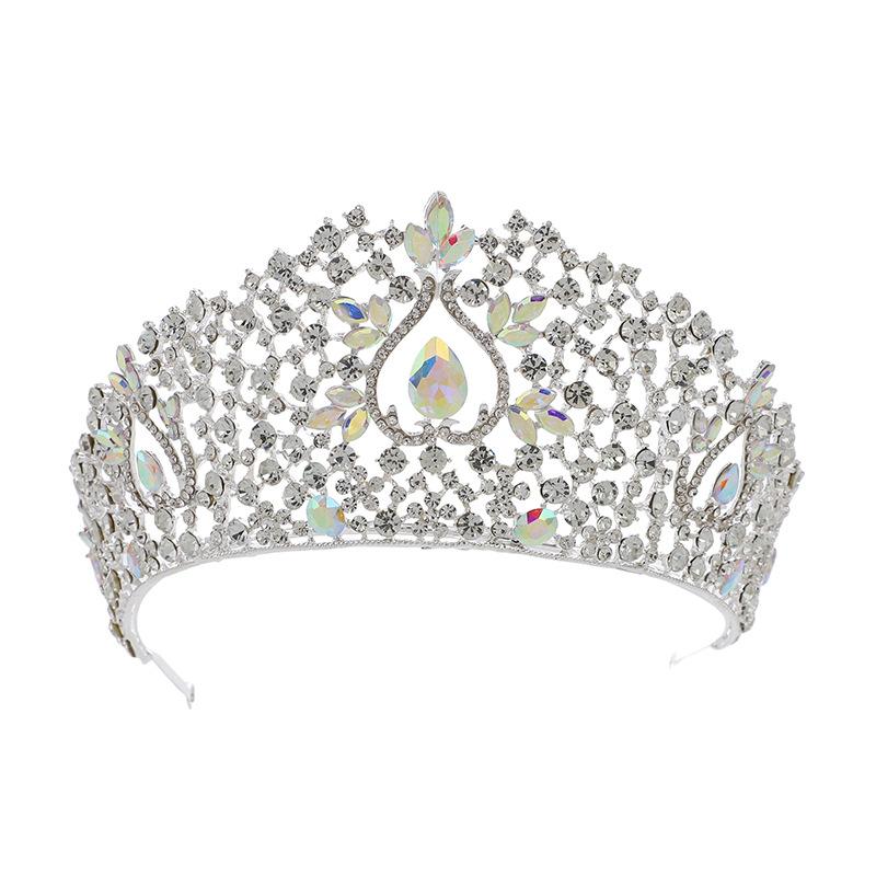 Свадебная корона тиара свадебное платье корона на день рождения новая фиолетовая принцесса вечеринка хрустальная корона