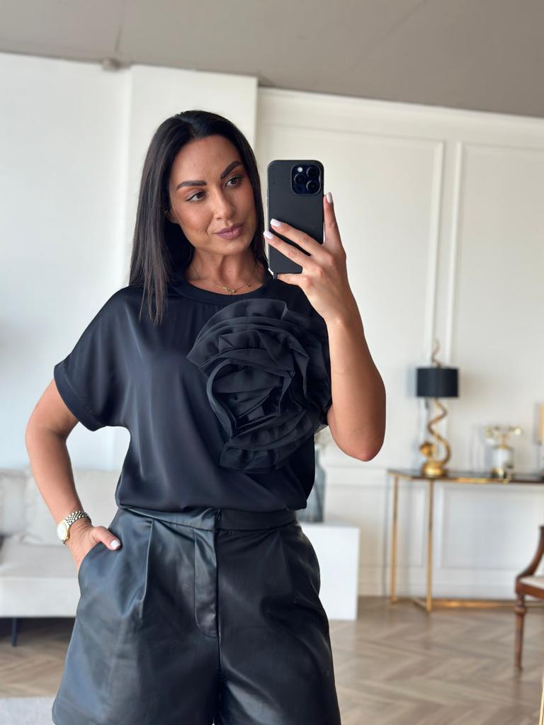 Блузка PEONY Топ №9 XL Черный (2706241-48-50:16)