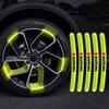 Car Wheel Tire Rim Hub Reflective Luminous Emblem Sticker Car Styling For DZire IGNIS Grand Swift Jimny Vitara Baleno SX4 GW250 Splash Swace