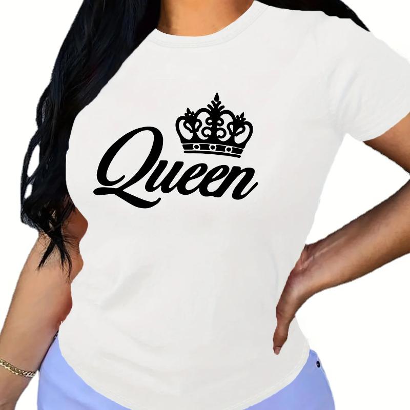 Женская футболка повседневная черная свободная верхняя одежда с короткими рукавами и принтом