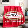 PSV Eindhoven Theme Personalized Outdoor Flannel Blankets Soft And Suitable For All Seasons Perfect For Sofas Beds And Camping