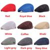 Summer Newsboy Style Adjustable Peaked Cap Golf Hat Beret Hat Breathable