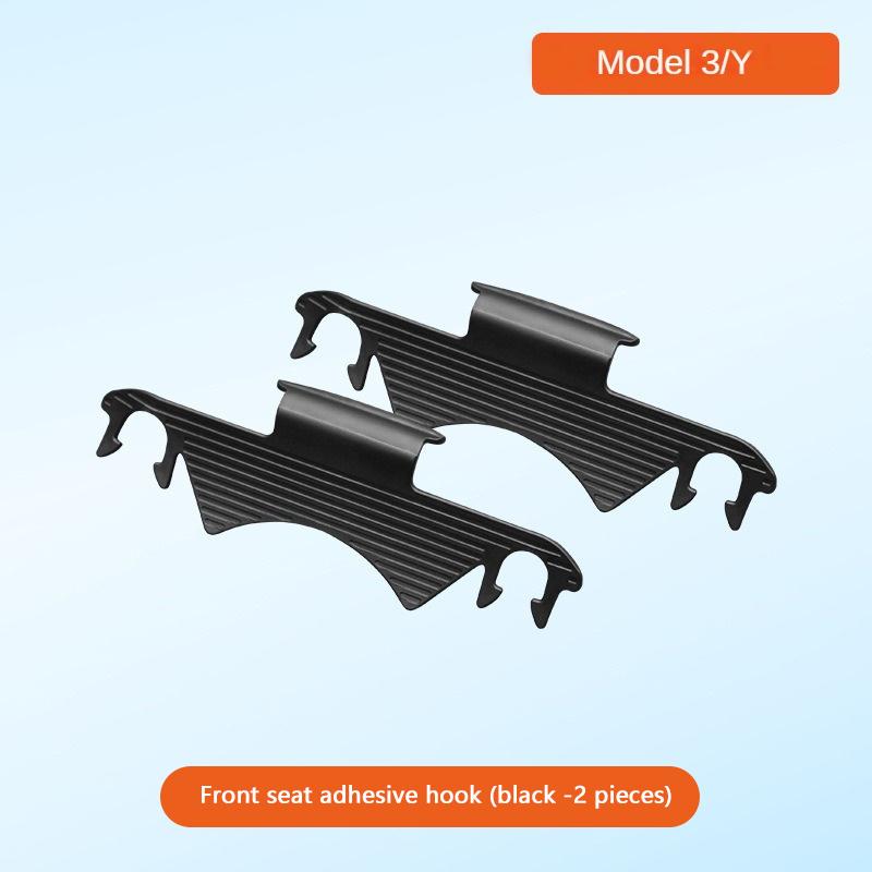 1/2 шт. Крючок для заднего багажника автомобиля, квадратный, из АБС-материала, для перчаточного ящика второго водителя, крючок для зонтика для Tesla Model3/Y, автомобильные аксессуары