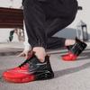 Мужские красные спортивные баскетбольные кроссовки в уличном стиле для бега, кроссовки для студентов, большие размеры для бега