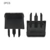 For Toyota Corolla Slice Clip Air Vent Louvre Blade Black 1Pair Car Air Conditioning Leaf Adjust Clips Universal