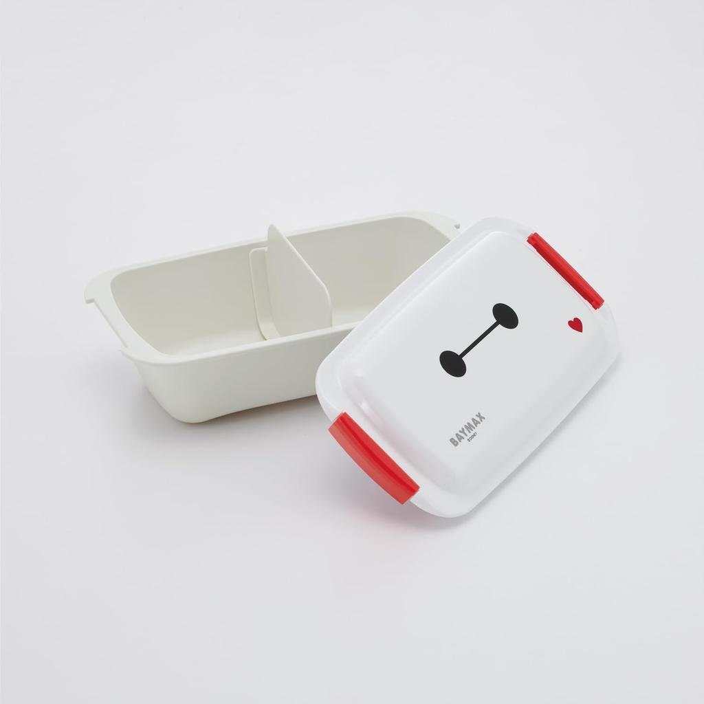 Skater Биомасса Бенто Легкий Одноярусный 530 мл Куполообразный Можно мыть в посудомоечной машине и использовать в микроволновой печи Сделано в Disney Baymax Коробка, Чистый, Ярус, Вместимость, Крышка, Безопасный, Япония, 26,