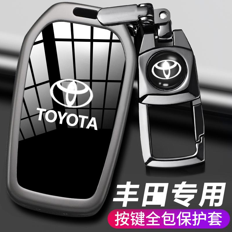 Black Transparent Key Fob Case Cover For Toyota Corolla Cross Yaris Sienna Venza Harrier Hilux Tundra Mirai Land Cruiser Alphard