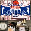 Baseball Happy Birthday Polyester Backdrop - Sports Theme Party Decoration for Home or Room - Perfect for Birthday Celebrations