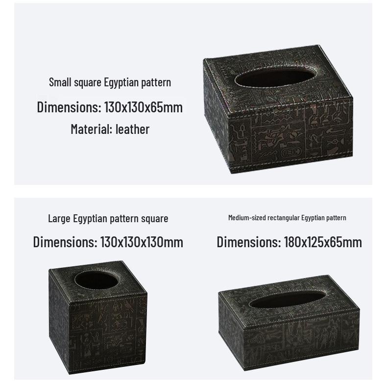 Nordic Luxury Leather Tissue Box - Creative Pull-out Design for Home or Hotel, Customizable Logo