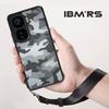 (Comes with Wrist strap)IBMRS for iQOO Neo10 Pro Case,ultra-thin, Pocket-friendly, Raised Edges Protect Camera & Screen- Black Camo
