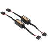 2Pcs LED Canbus Headlight Decoder Device AntiFlicker Resistors Error Canceller for H7