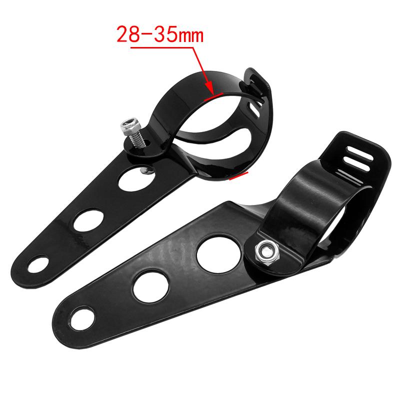 Универсальный мотоциклетный монтажный кронштейн для фар, вилка, регулятор ушей, держатель-зажим для Chopper Bobber Cafe Racer, аксессуары