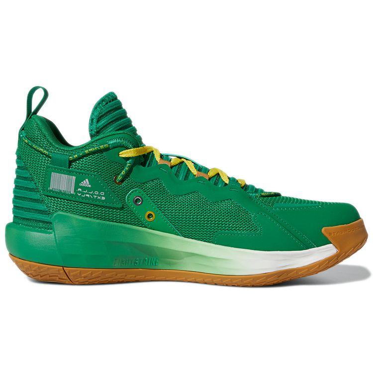 adidas Кроссовки мужские Dame 7 EXTPLY Team зеленые серебристо-металлик Mesa H69011