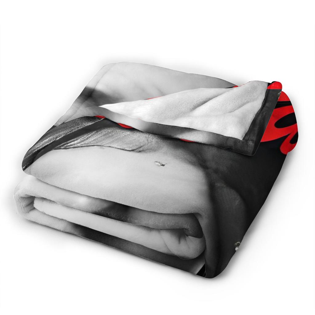 Nina Chuba Music Singer Blanket Soft Print Plush Throw Blanket For Kids Adult Outdoor Flannel Bedspread Bed Cover