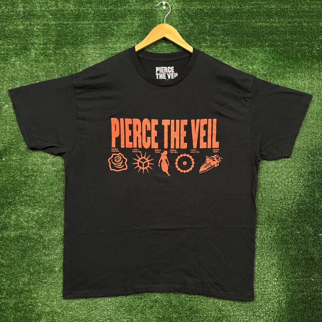 Pierce the Veil I Can't Hear You Tour Rock Band T-shirt Size Extra Large