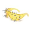 1Pieces Novelty Punk Glasses Rock Large Shield Spike Fashion Weird Club Sunglasses Mountaineering Glasses