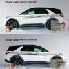Полосы на кузов Ford Explorer: Пользовательские наклейки на поясную линию для персонализации автомобиля