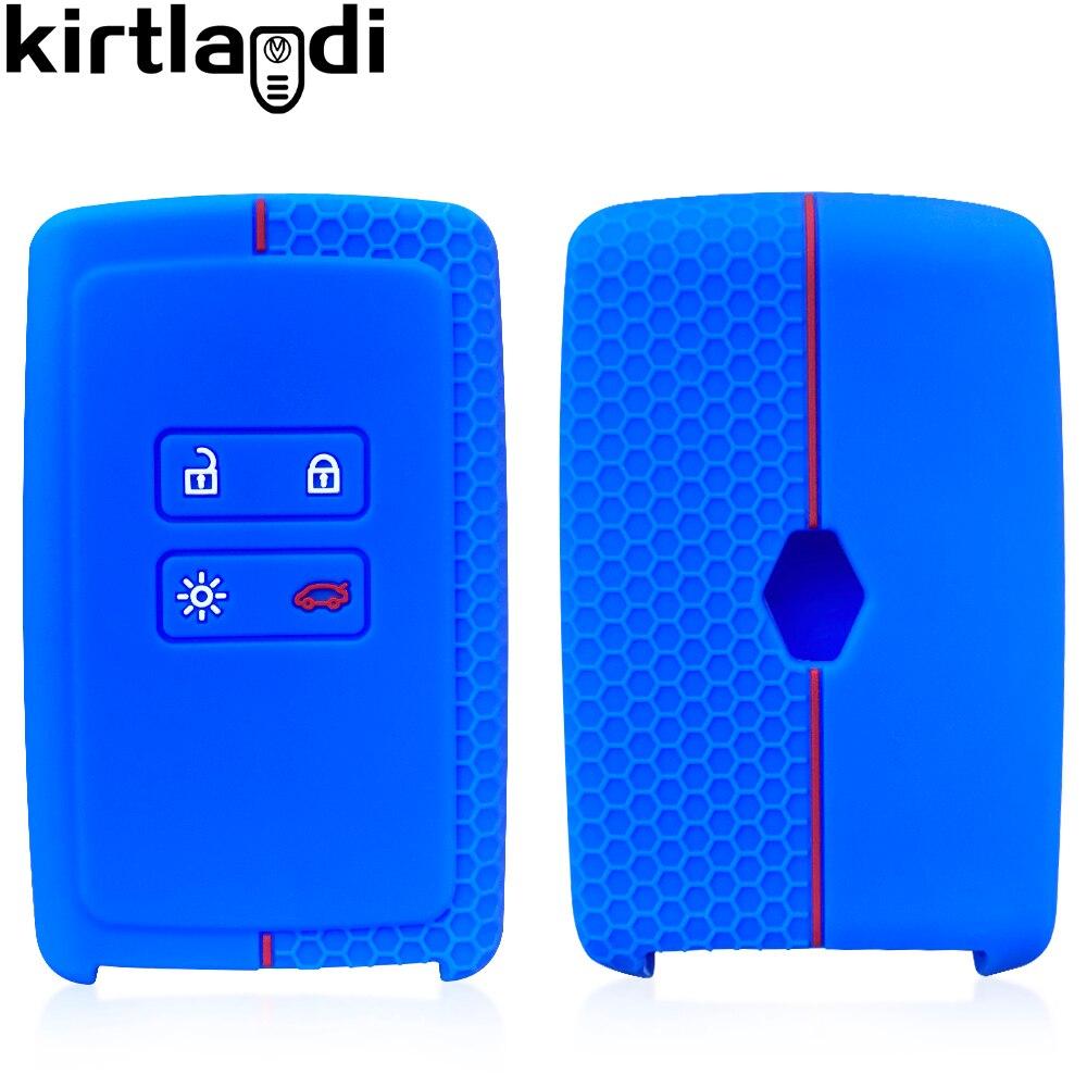 Силиконовый чехол для ключей для Renault Captur Megane Talisman Espace Clio Zoe Koleos Scenic 4 Arkana для Dacia Sandero Card Remote